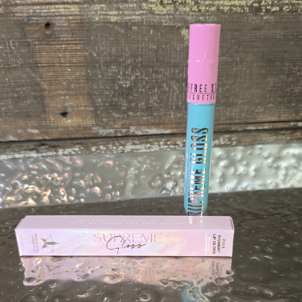 Jeffree Star Blue Lip Balm Gloss, Gloss'd In Paradise, NWT